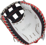 New Easton Professional Collection Fastpitch Softball Glove 34" RHT Nvy/Rd H-Web