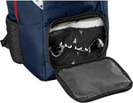 New EvoShield Standout Backpack 12" W x 9" D x 23" H Navy/White/Red 1 Fence Hook