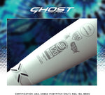 New Easton Ghost TIE DYE Fastpitch Softball Bat -11 Drop 2 Pc. Composite