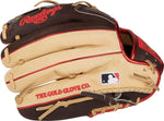 New Rawlings Heart Of The Hide PRO205-32CCH Baseball Glove RHT 11.75" Blk/Rd