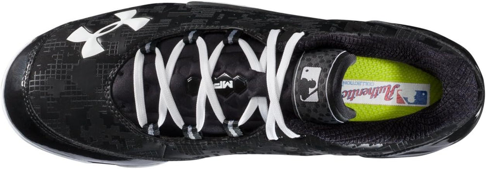 Under Armour New Men's Natural Low ST Metal Baseball Cleats Black/White Men 9.5