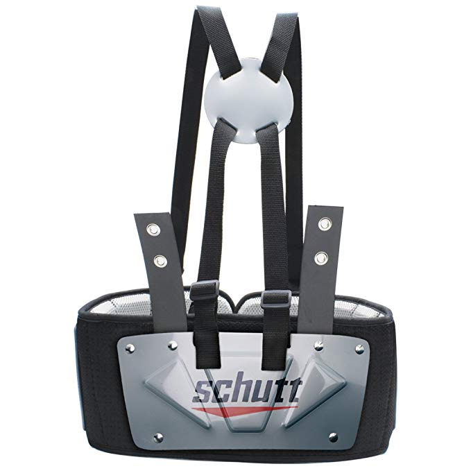 New Schutt Sports Varsity Ventilated Football Rib Protector Silver/Black Large