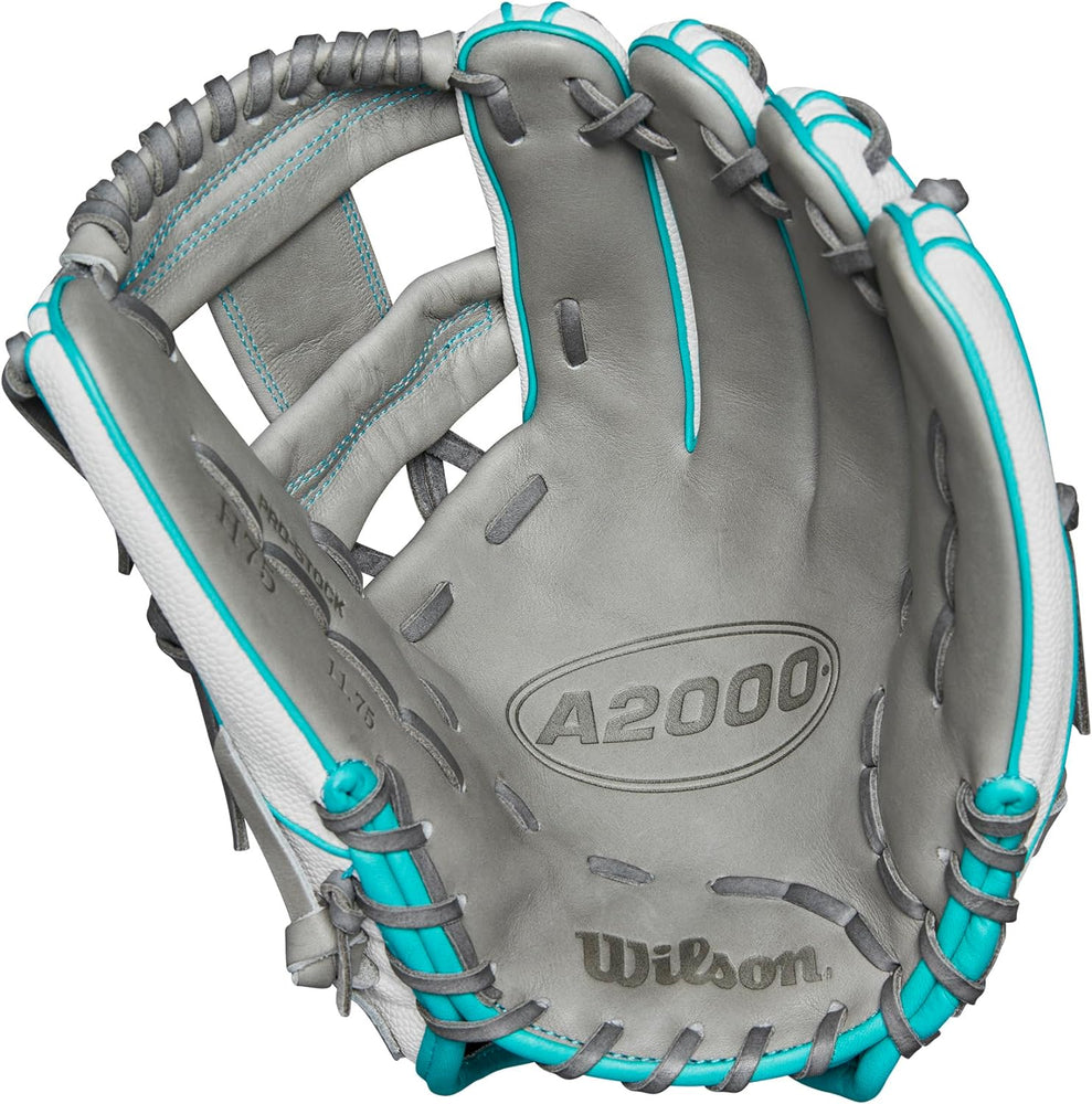 New WILSON 2024 A2000 H75SS 11.75” Infield Fastpitch Softball Glove White/Teal