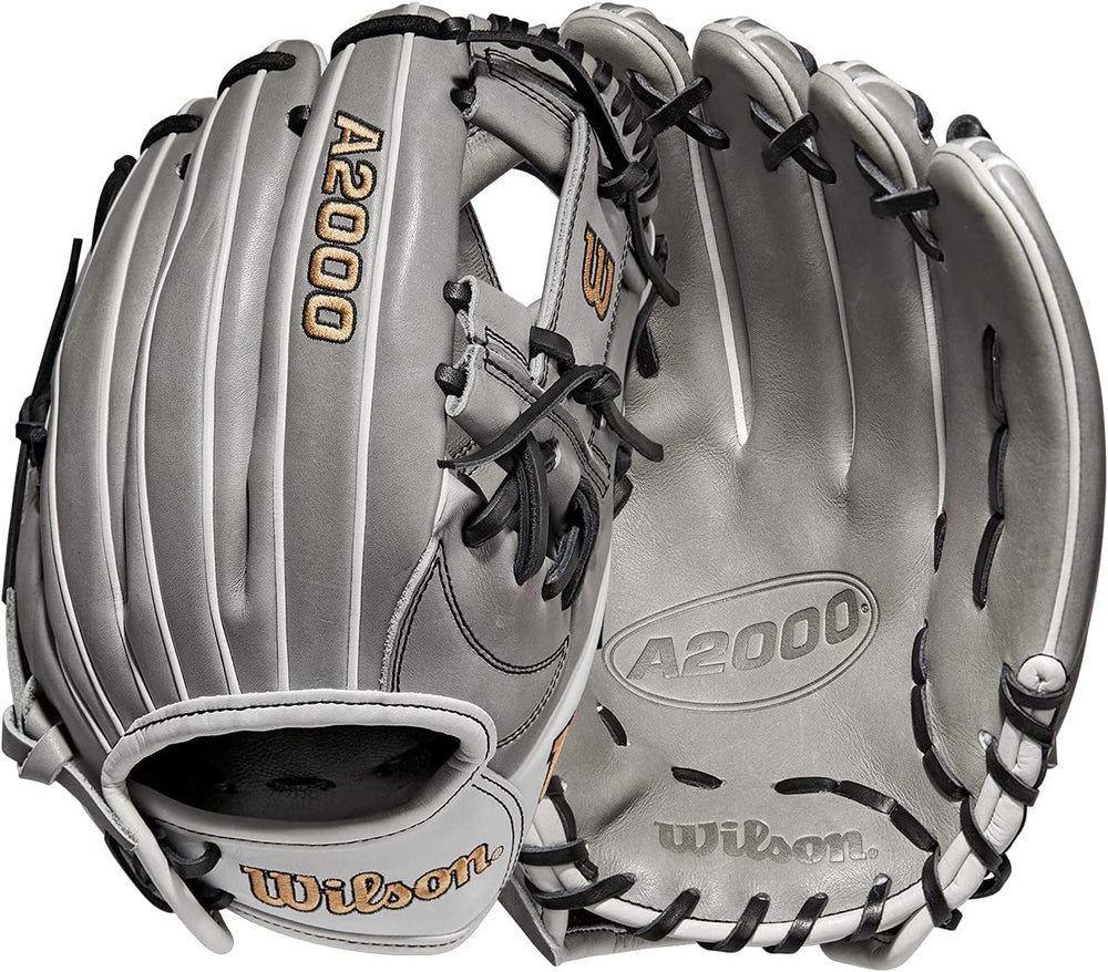 New Wilson A2000 Infield Fastpitch Softball Glove Series 11.75" Gray/Black RHT