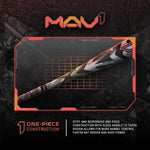 New Other Easton 2024 MAV1 Baseball Bat USSSA 28/18 1 Pc. Aluminum Black/Orange