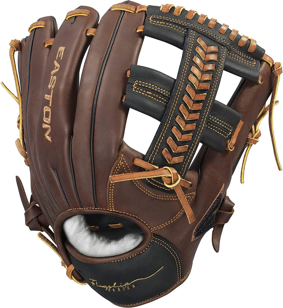 New Easton FLAGSHIP Baseball Fielder's Glove RHT Size 11.75" Brown/Black