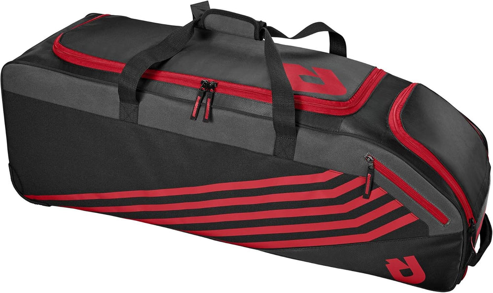 New DeMarini Momentum 2.0 Wheeled Bag Red/Black 36" L x 12" W x 12" H