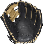 New Wilson 2022 A700 Youth Baseball Glove RHT 11.5 Inch Black/Tan