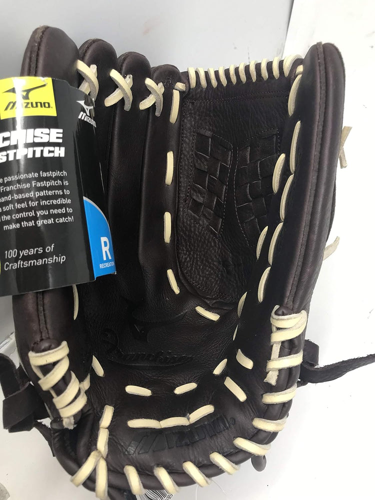 New Mizuno Franchise Series GFN1250 12.5" Fastpitch Softball Glove Tan/Brown LHT