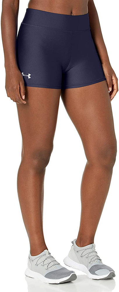 New Under Armour Women's Team Shorty 3 Small Navy Compression fit