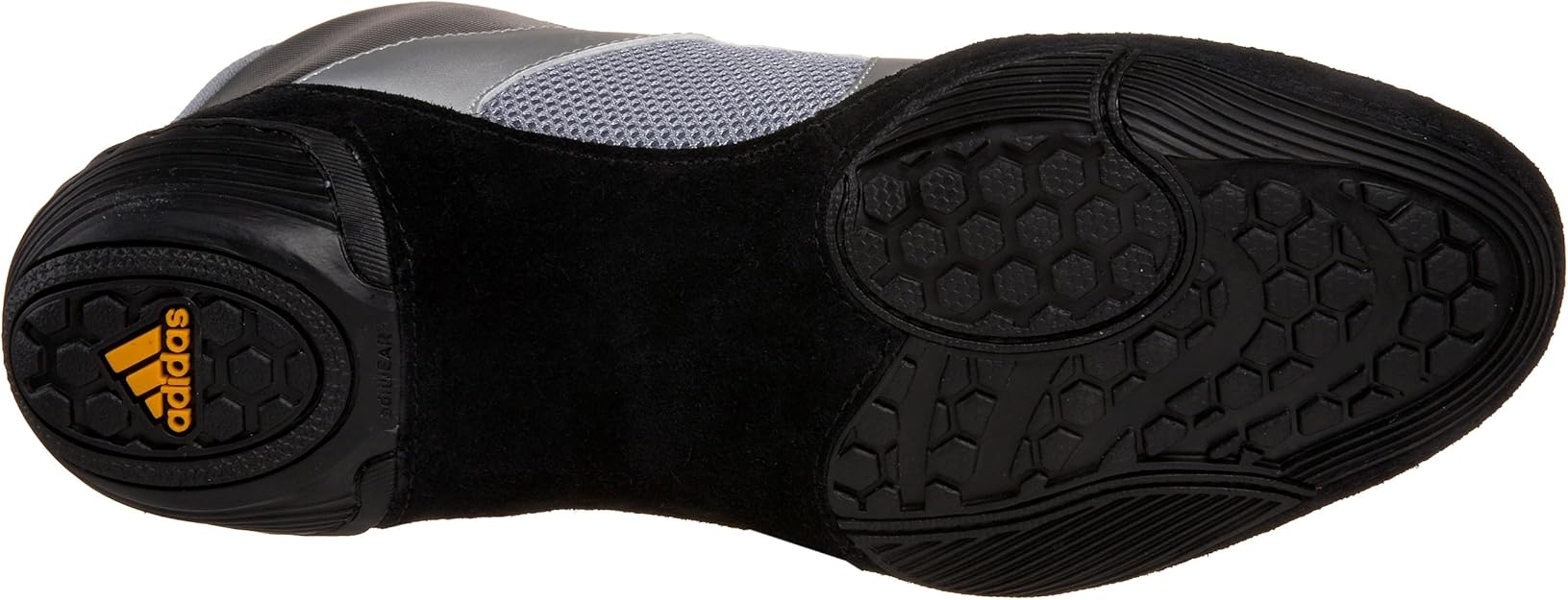 New Adidas Extero II Wrestling Shoes G02590 Men's Black/Silver In Box!