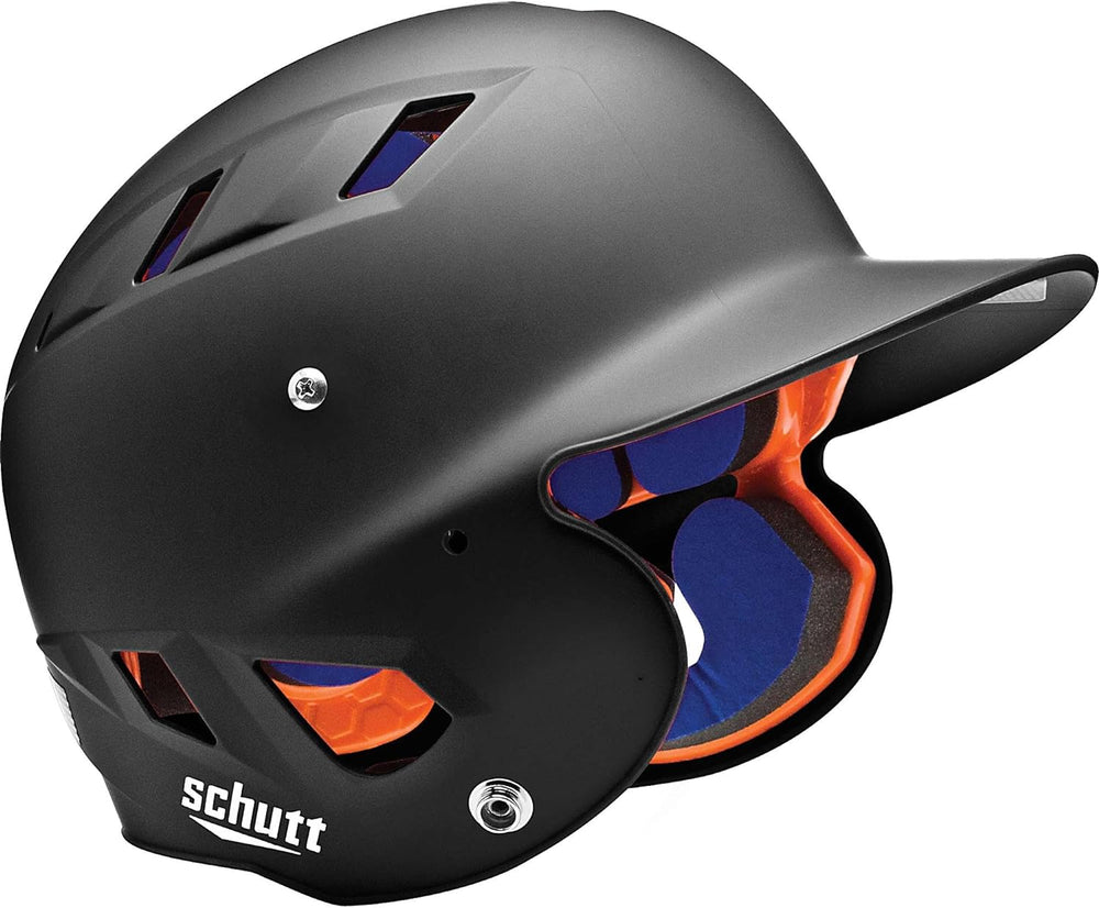 New Schutt Batters Helmet Air 4.2 OSFM Sr Black Softball