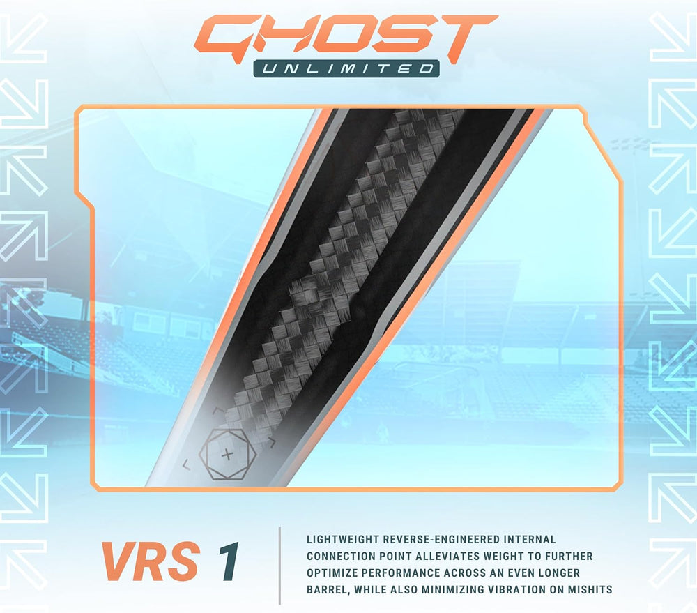 New Easton 2025 GHOST UNLIMITED Fastpitch Softball Bat Composite Blue