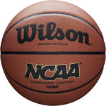 New WILSON NCAA Composite Basketball Indoor/Outdoor 28.5 In  Orange/Black