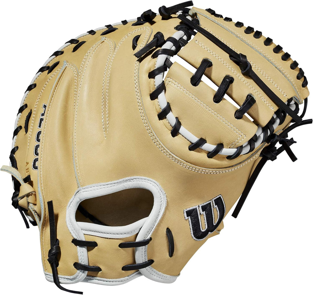 New Wilson A2000 Inch Adult Baseball Catchers Mitt  RHT 33 Inch Camel/Black