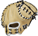 New Wilson A2000 Inch Adult Baseball Catchers Mitt  RHT 33 Inch Camel/Black