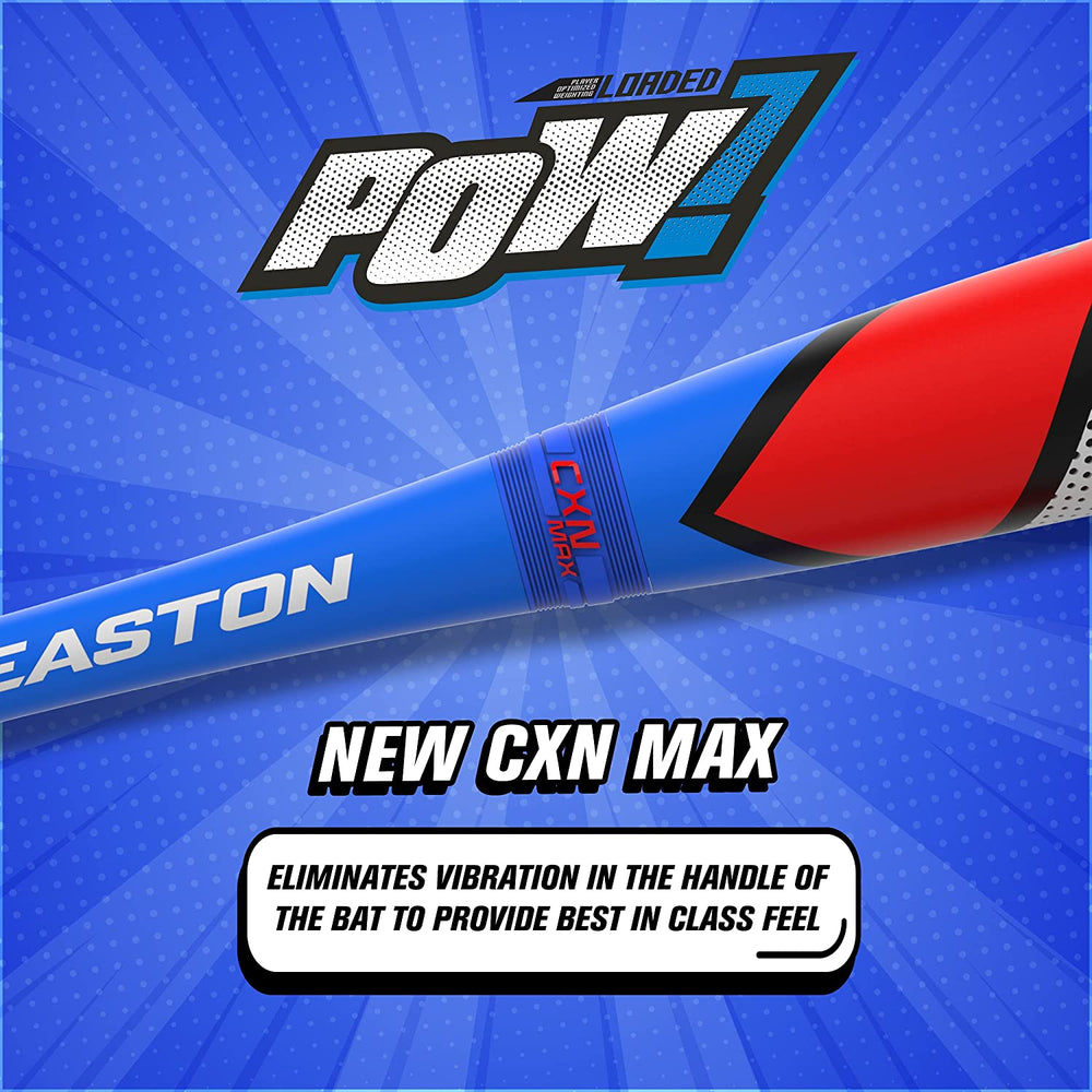 New Easton POW Slowpitch Softball Bat End Loaded 12.75 in Barrel Red/Blue