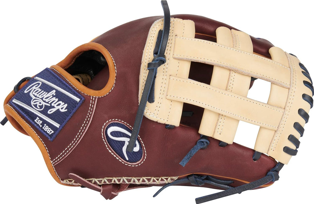 New Rawlings Heart of The Hide Military 12.25" RHT Baseball Glove Brown/Camel