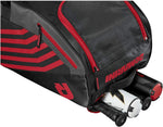 New DeMarini Momentum 2.0 Wheeled Bag Red/Black 36" L x 12" W x 12" H