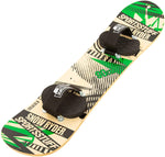 New Other Airhead Snow Ryder Hardwood Youth Snowboard w/Bindings 90CM Grn/Blk