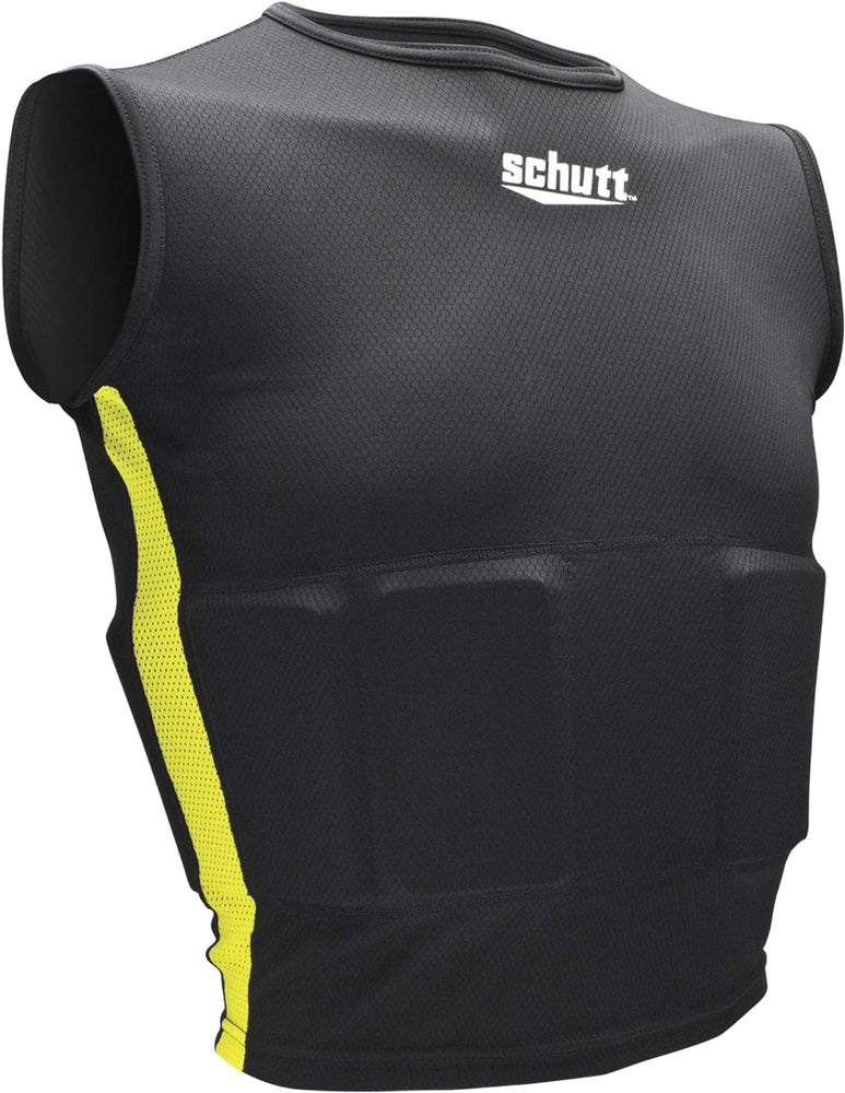 New Schutt Sports Lightweight Youth Football Rib Protector Shirt Large Blk/Yll