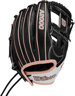 New WILSON 2024 A2000 H12 12” Infield Fastpitch Glove RHT Black/White/Pink