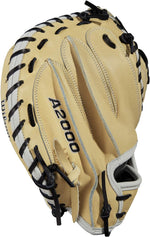 New Wilson A2000 Inch Adult Baseball Catchers Mitt  RHT 33 Inch Camel/Black