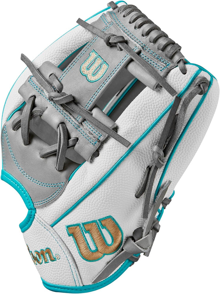 New WILSON 2024 A2000 H75SS 11.75” Infield Fastpitch Softball Glove White/Teal