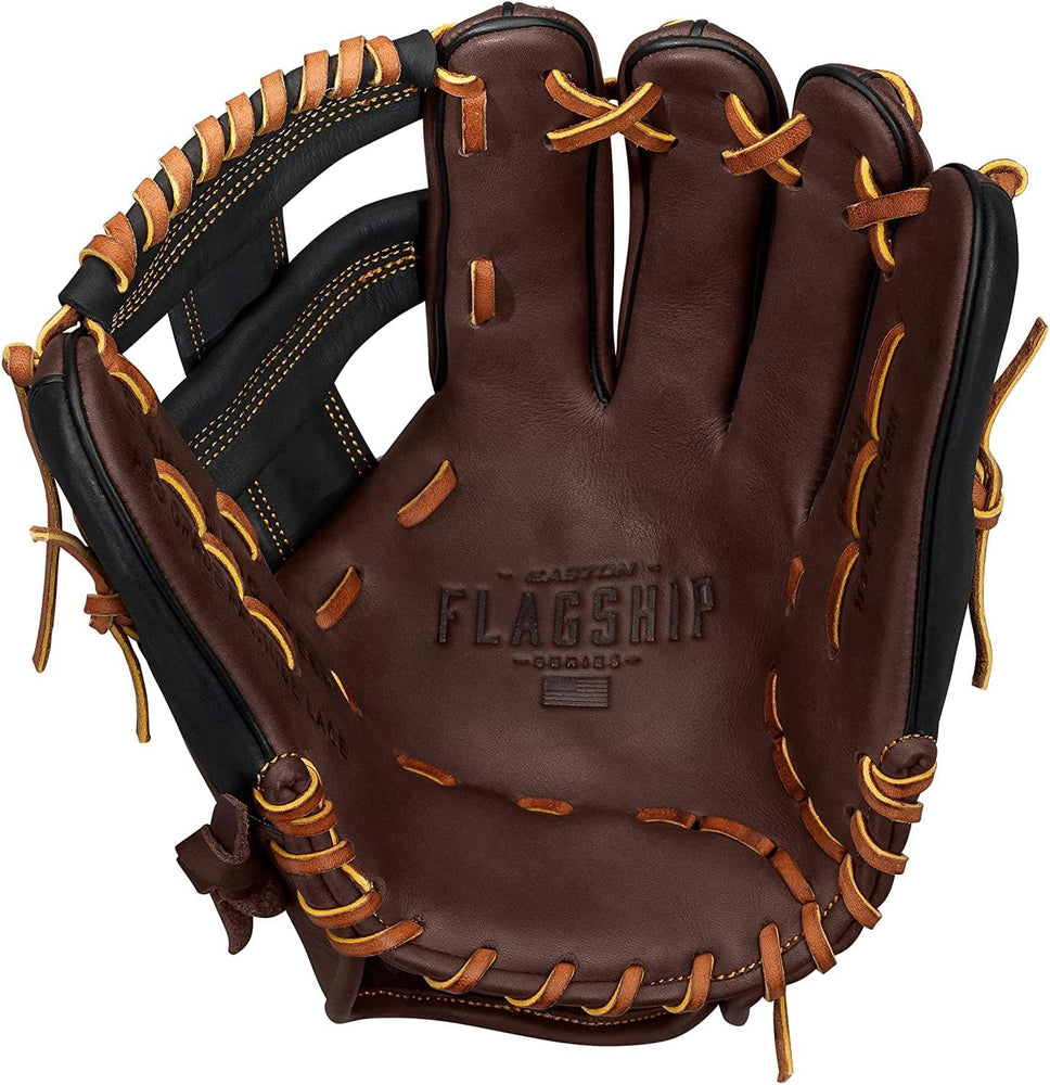 New Easton FLAGSHIP Baseball Fielder's Glove RHT Size 11.75" Brown/Black