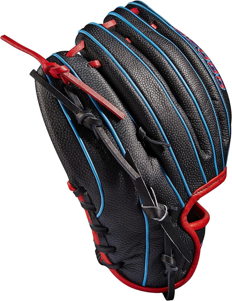 New Wilson A2000 Infield Baseball Gloves Series 11" PFX2 RHT Black/Red/Blue