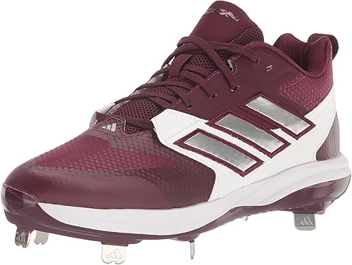 New Adidas Mens Icon 8 Metal Baseball Cleats Size 13 Black/White