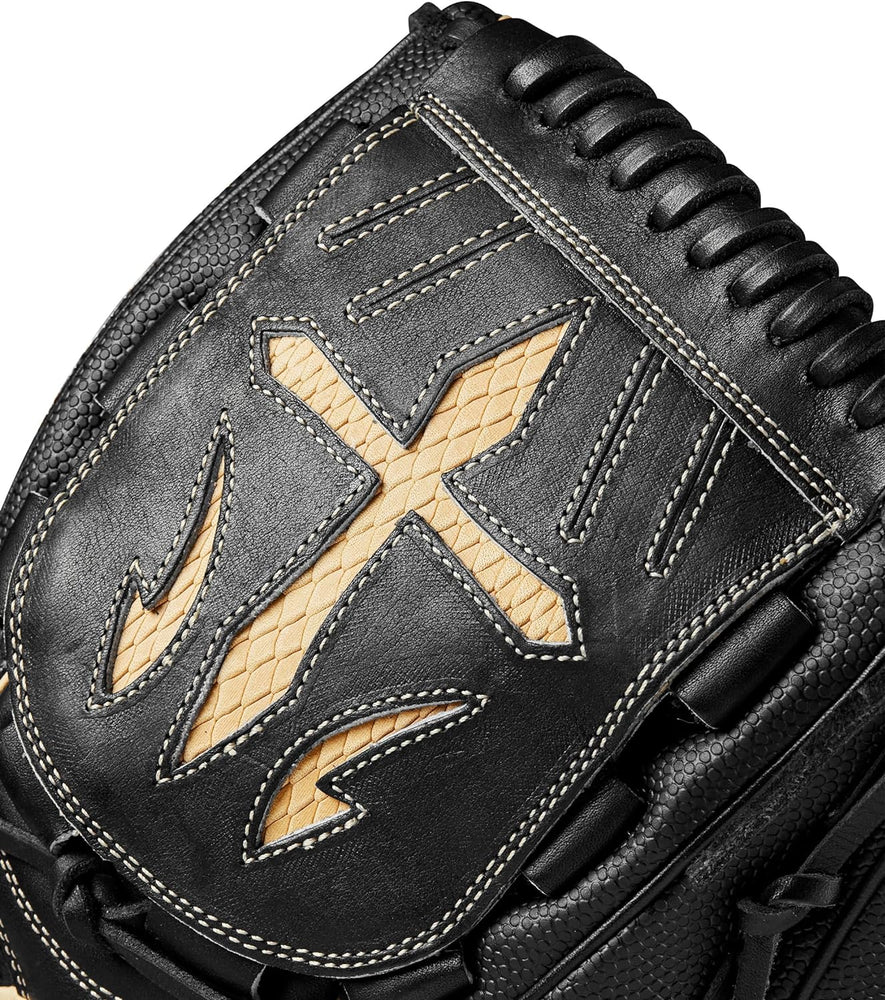 New  Wilson 2024 A2000 B23SS 12” Pitcher’s Baseball Glove - Right Hand Throw, Black/Saddle Tan