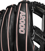 New WILSON 2024 A2000 H12 12” Infield Fastpitch Glove RHT Black/White/Pink