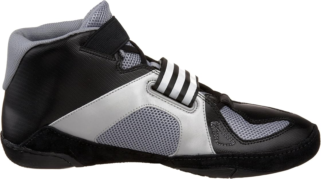New Adidas Extero II Wrestling Shoes G02590 Men's 7 Black/Silver In Box!