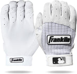 New Franklin Sports MLB Pro Classic Baseball Batting Gloves Adult Small White
