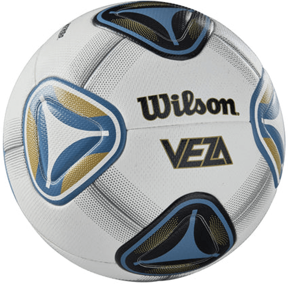 New Wilson Veza Match Soccer Ball White/Blue/Gold