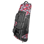 New Diamond Edge Wheeled Bat Bag Baseball Red/Camo Size: 36"L x 10"W x 12"H.