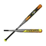 New Anderson Rocketech Carbon Fastpitch Bat -10oz (2022) Gray/Yellow