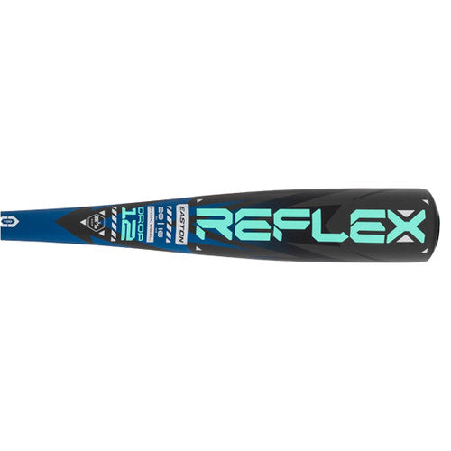 New 2025 Easton Reflex -12 USA Baseball Bat 1 Piece Alloy 2 1/2" Blu/Blk