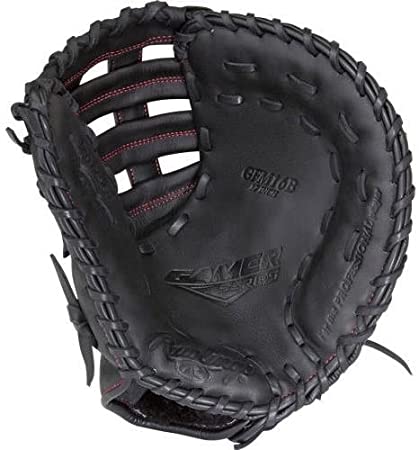New Rawlings Gamer Youth Pro Taper Glove Series 12 in RHT 1st Base MittBlack/Red
