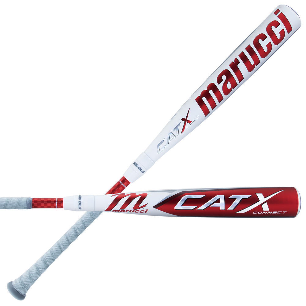 New Marucci CATX Connect BBCOR (-3) MCBCCX Adult Baseball Bat Red/White