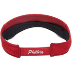 New Outdoor Cap Inc. Team MLB Visor Philadelphia Philly's Red/White OSFM