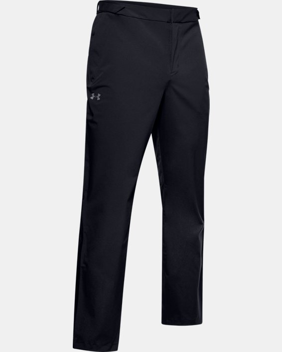 New Under Armour Men's Storm3 Golf Rain Pants Large Black