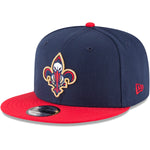 New New Era 9Fifty New Orleans Pelicans Snapback Navy/Red OSFA  Baseball Cap
