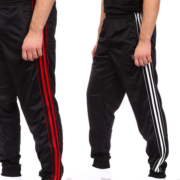 New Cougar Sports Men's Piped Warm Up Pant X-Large Black/Red