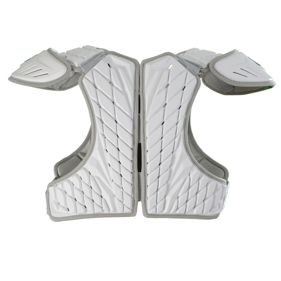 New Under Armour VFT+ 3 Shoulder Pad Large White/Silver