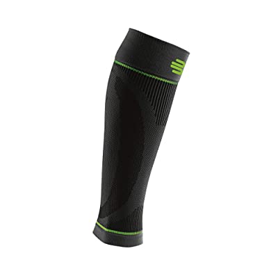 New Bauerfeind Sports Compression Lower Leg Calf Sleeves Size Large Short Black