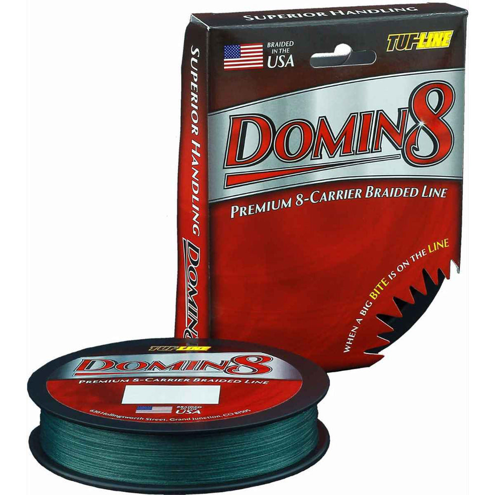 New Tuf-Line 65 Lb X 125 Yd Domin8 Green Braided Line