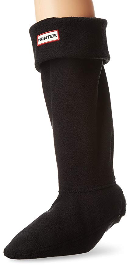 New Hunter Women's Boot Socks Black Large 8-10