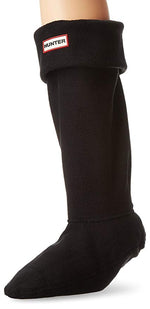 New Hunter Women's Boot Socks Black Large 8-10